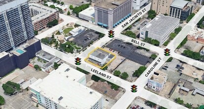 1517 San Jacinto St, Houston, TX - VUE AÉRIENNE  vue de carte