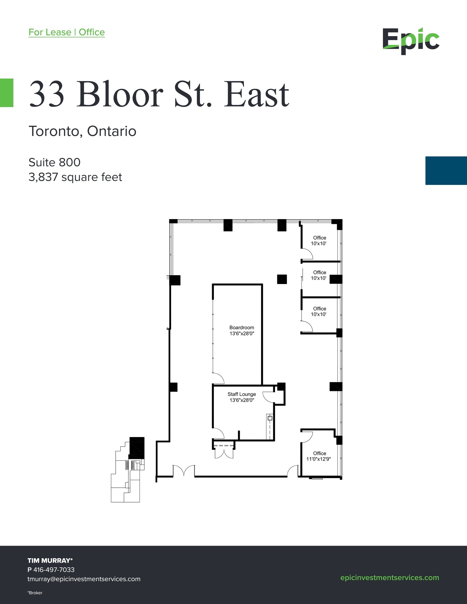 33 Bloor St E, Toronto, ON à louer Plan de site– Image 1 sur 2