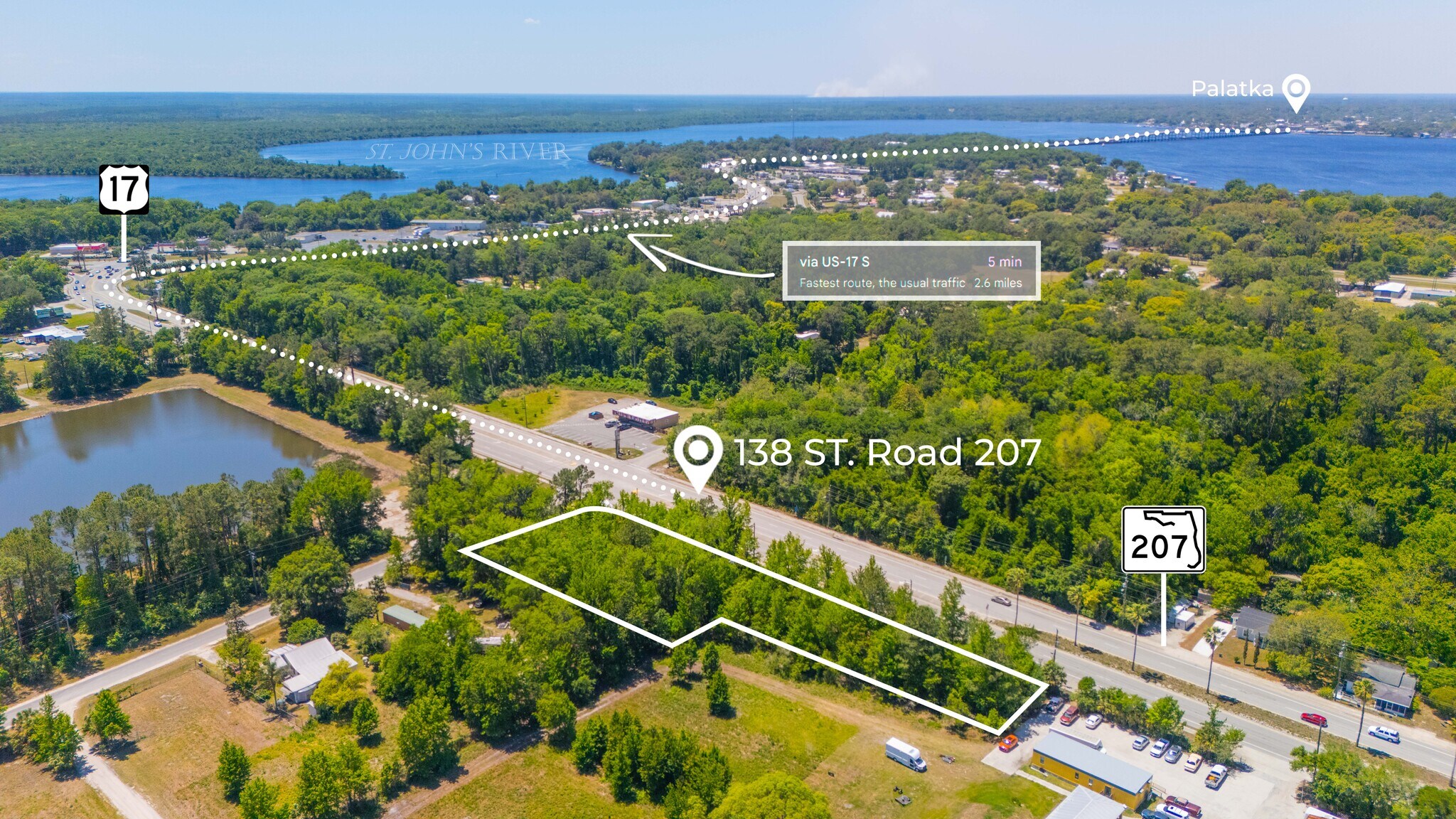 138 SR-207 Rd & McCormick, East Palatka portefeuille de 2 biens à vendre sur LoopNet.fr Photo principale– Image 1 sur 9