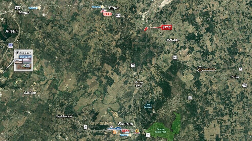Highway 290, Elgin, TX à vendre - Aérien – Image 3 sur 4