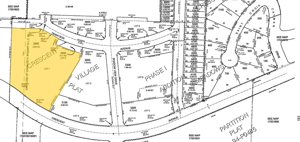 Crescent Ave, Eugene, OR à vendre - Plan cadastral – Image 2 sur 2