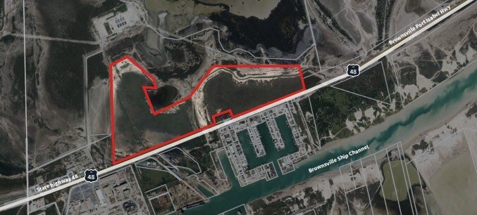 302.28 AC- Port of Brownsville, Brownsville, TX à vendre - Aérien – Image 1 sur 1