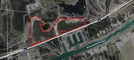 302.28 AC- Port of Brownsville, Brownsville, TX - VUE AÉRIENNE  vue de carte