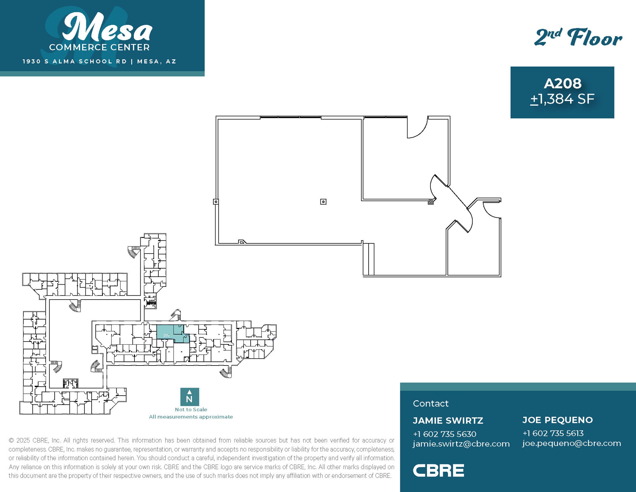 1930 S Alma School Rd, Mesa, AZ à louer Plan d’étage– Image 1 sur 5