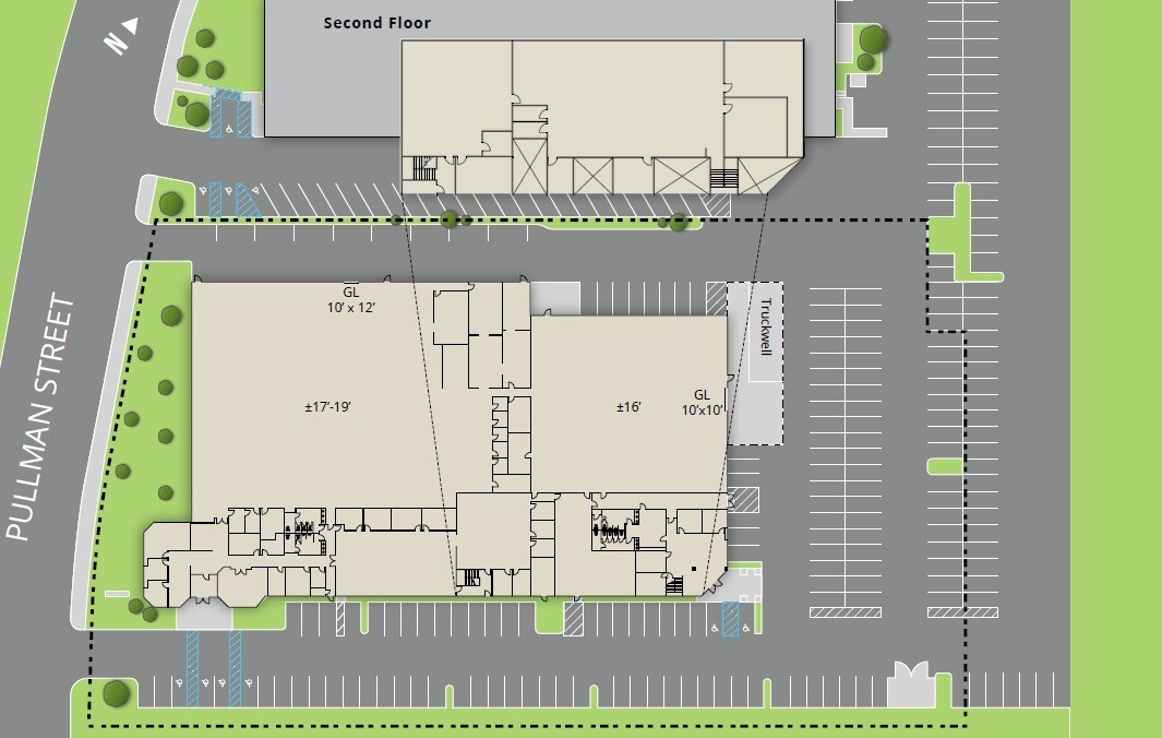 3184 Pullman St, Costa Mesa, CA à louer Plan de site– Image 1 sur 5