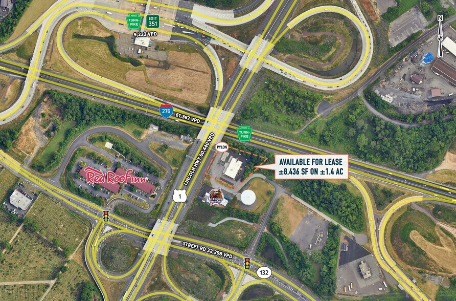 3153 Lincoln Hwy, Feasterville Trevose, PA à louer - Aérien – Image 2 sur 3
