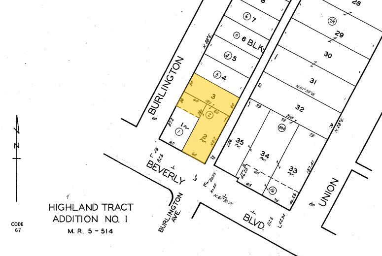 1725 Beverly Blvd, Los Angeles, CA à louer - Plan cadastral – Image 2 sur 18
