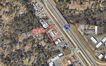 2772 Riverside Dr, Macon-Bibb, GA - Vue aérienne  vue de carte - Image1