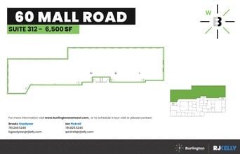 50 Burlington Mall Rd, Burlington, MA à louer Plan d’étage– Image 1 sur 1