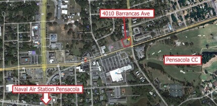 4010 Barrancas Ave, Pensacola, FL - VUE AÉRIENNE  vue de carte