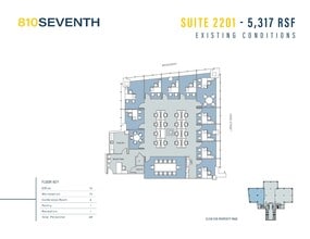 810 Seventh Ave, New York, NY à louer Plan d’étage– Image 2 sur 2