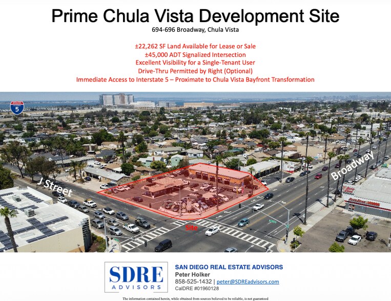 694-696 Broadway, Chula Vista, CA à louer - Photo de l’immeuble – Image 1 sur 8