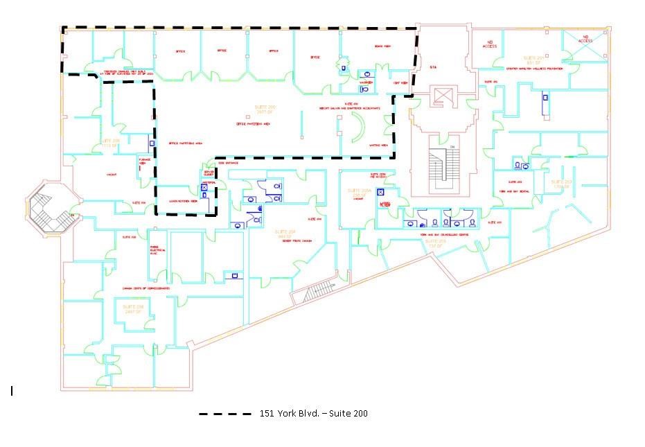151 York Blvd, Hamilton, ON à louer Plan d’étage– Image 1 sur 1