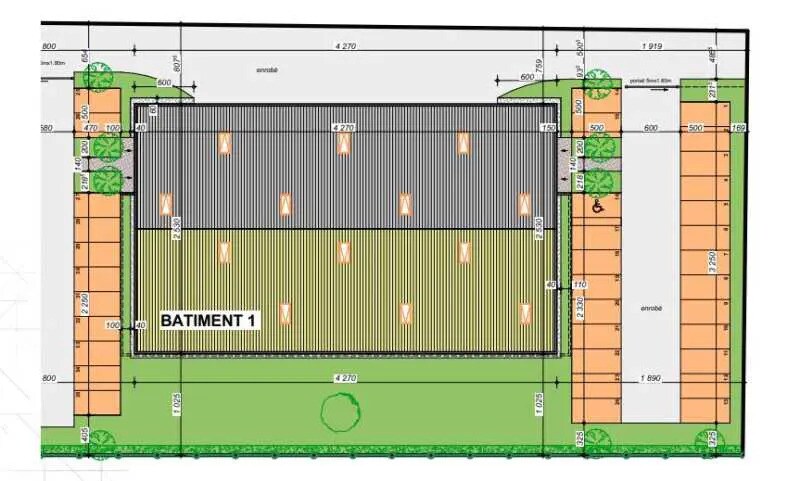 Local d’activités dans Arnas à louer - Plan d’étage – Image 2 sur 4