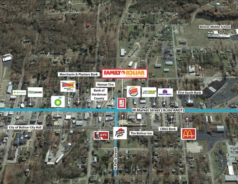 605 W Market St, Bolivar, TN à vendre - Photo de l’immeuble – Image 3 sur 11