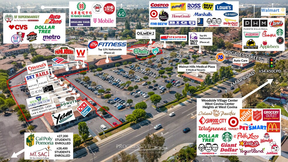 18732-18744 Amar Rd, Walnut, CA à vendre - Photo de l’immeuble – Image 2 sur 11