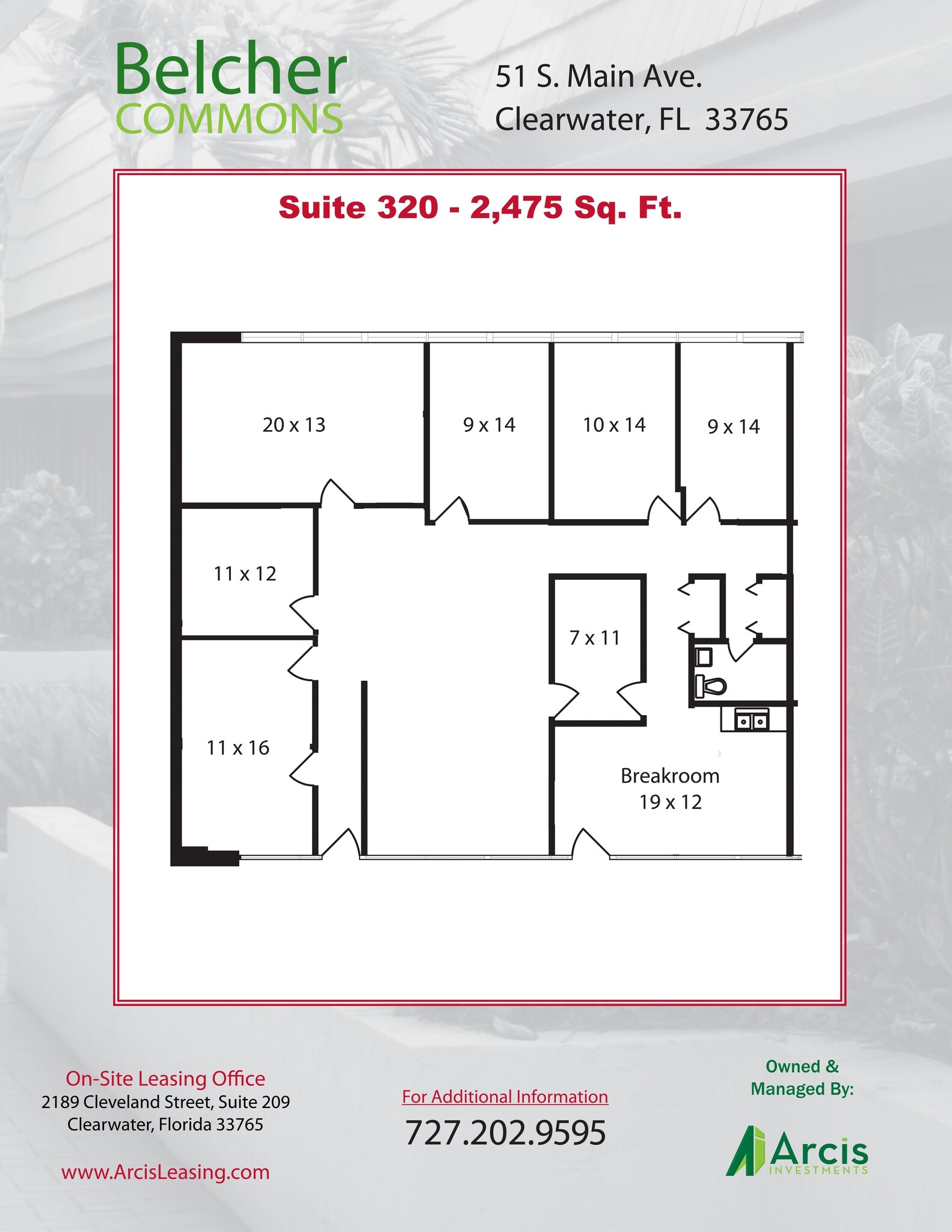 50 S Belcher Rd, Clearwater, FL à louer Plan de site– Image 1 sur 1