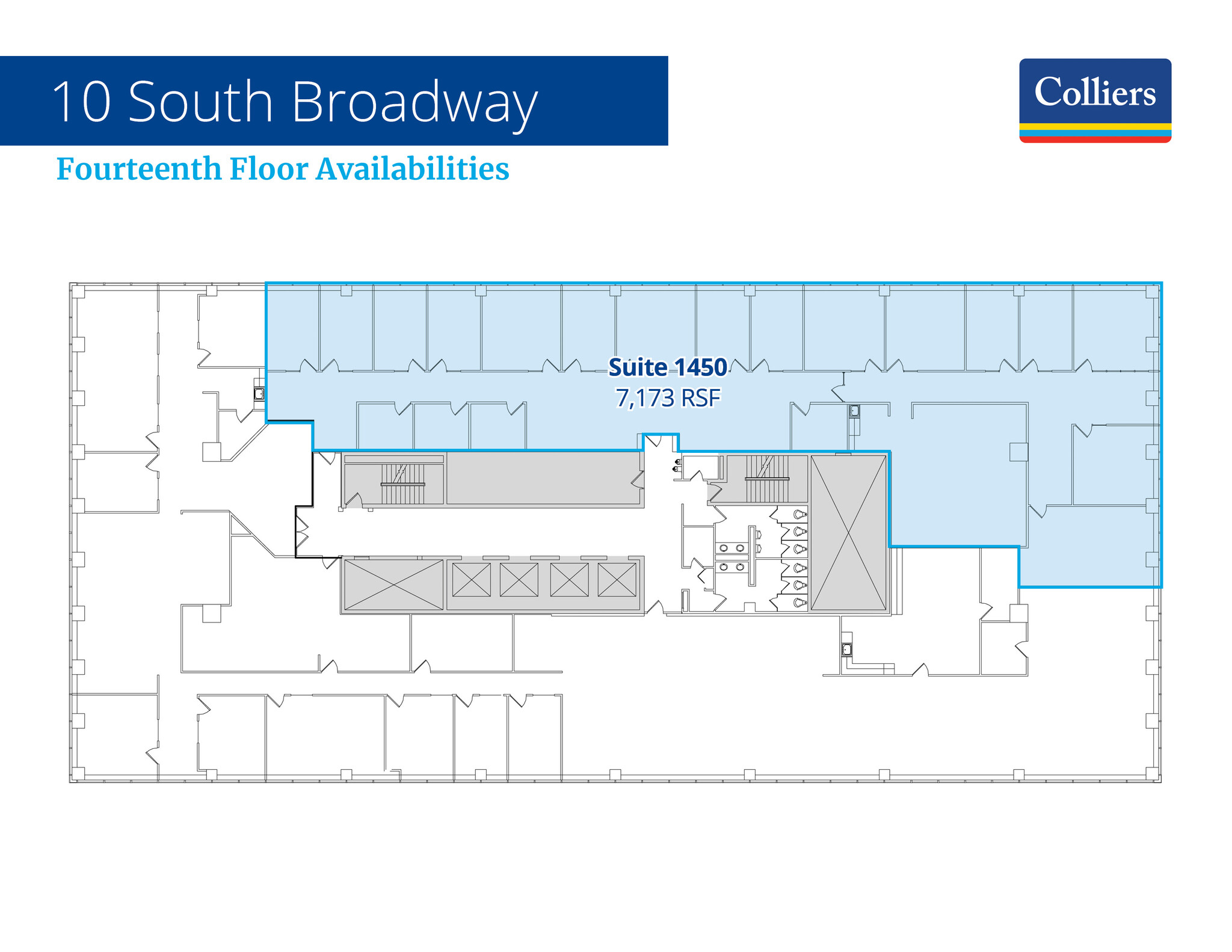 10 S Broadway, Saint Louis, MO à louer Plan d’étage– Image 1 sur 1
