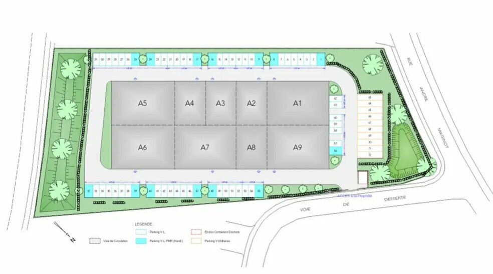 Local d’activités dans Chailly-lès-Ennery à louer - Plan d’étage – Image 3 sur 4