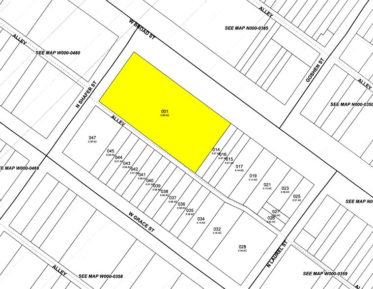 933 W Broad St, Richmond, VA à louer - Plan cadastral – Image 2 sur 14