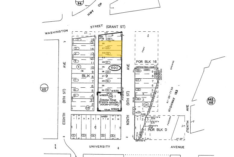 3980 9th Ave, San Diego, CA à louer - Plan cadastral – Image 2 sur 12