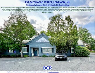 Plus de détails pour 252 Mechanic St, Lebanon, NH - Bureau à vendre