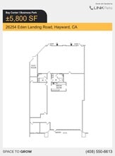 3582-3588 Arden Rd, Hayward, CA à louer Plan d’étage– Image 1 sur 1