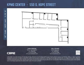 550 S Hope St, Los Angeles, CA à louer Plan d’étage– Image 1 sur 1