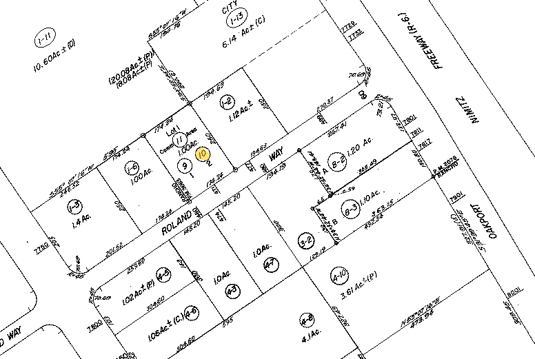 469-475 Roland Way, Oakland, CA à louer - Plan cadastral – Image 3 sur 4