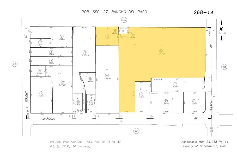 2917-2999 Fulton Ave, Sacramento, CA à louer - Plan cadastral – Image 2 sur 25