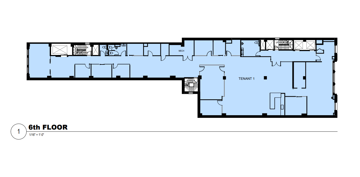 16 E 40th St, New York, NY à louer Plan d’étage– Image 1 sur 1