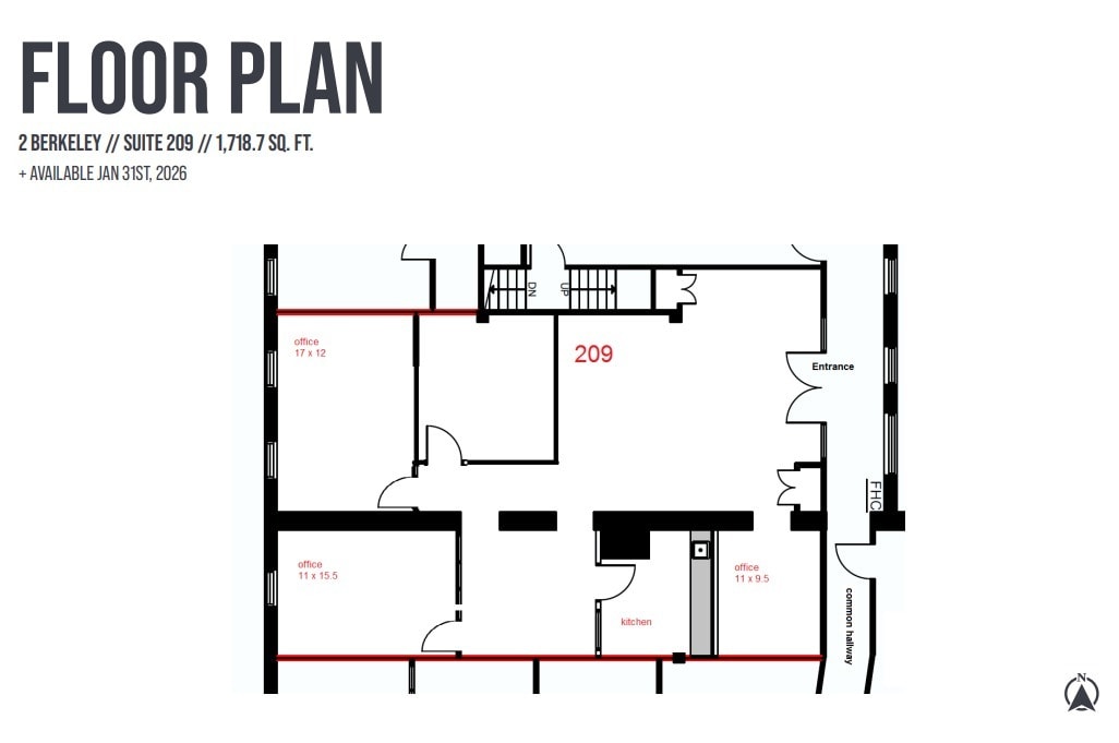 248-264 The Esplanade, Toronto, ON à louer Plan d’étage– Image 1 sur 1