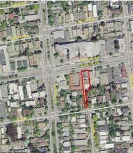 1514-1516 University Ave, Berkeley, CA - Vue aérienne vue de carte