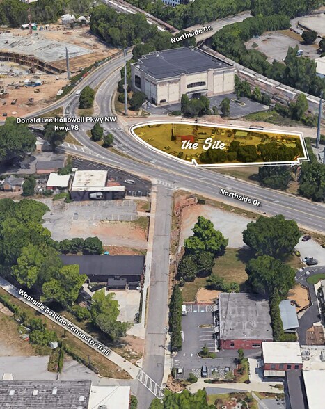 675 Northside Dr NW, Atlanta, GA à louer - Aérien – Image 2 sur 3