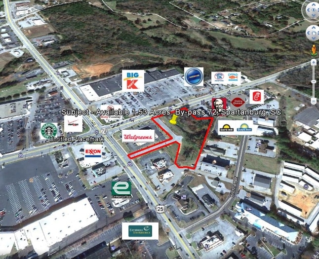 Bypass 72 NE, Greenwood, SC à vendre - Aérien – Image 1 sur 2