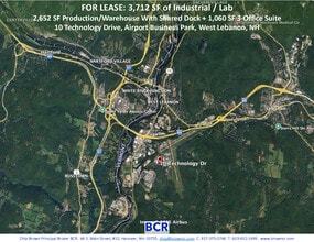 10 Technology Dr, West Lebanon, NH à louer Carte– Image 2 sur 5