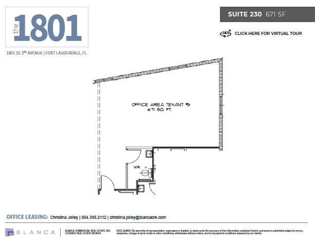 1801 SE 3rd Ave, Fort Lauderdale, FL à louer Plan d’étage– Image 1 sur 1