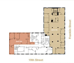 1814-1820 Franklin St, Oakland, CA à louer Plan d’étage– Image 1 sur 1