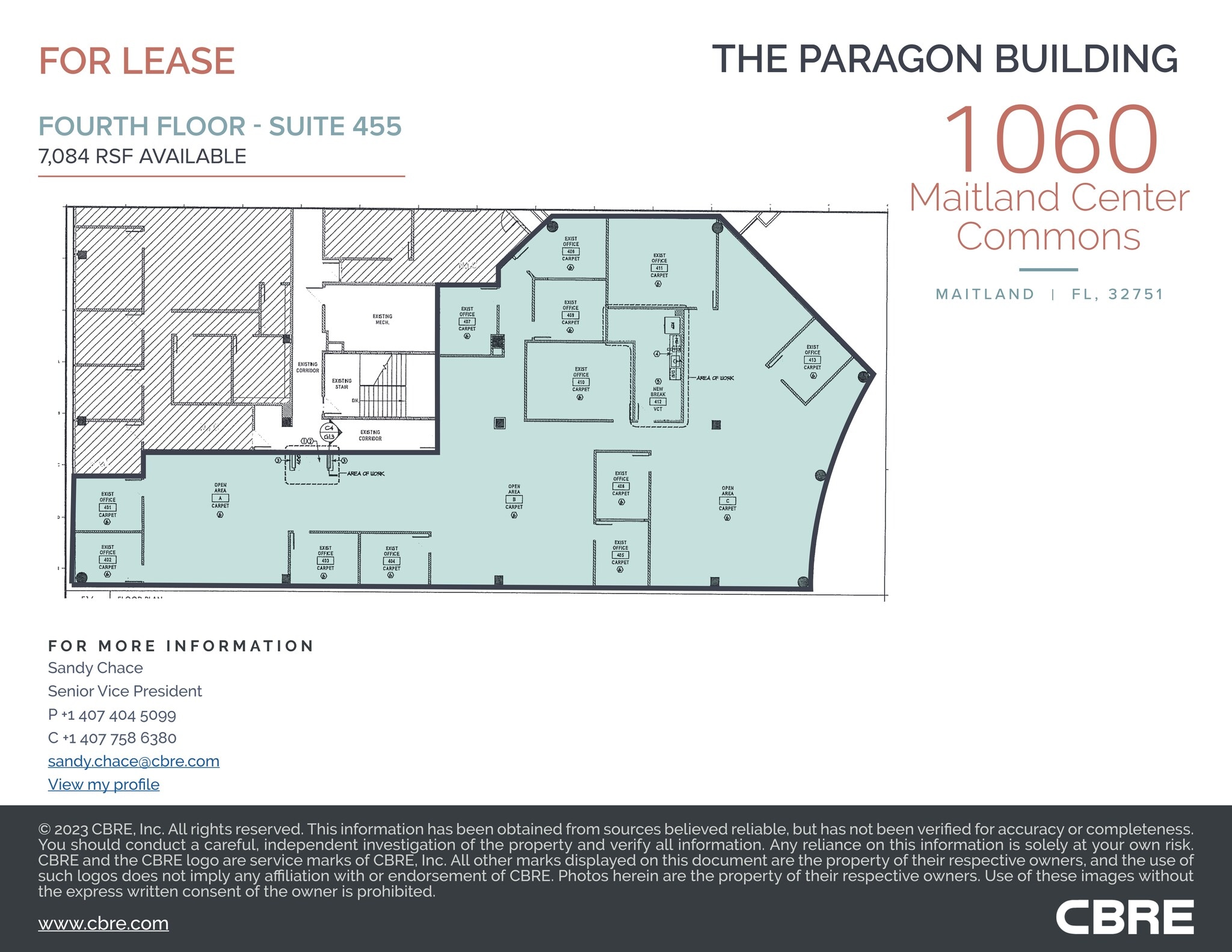 1060 Maitland Center Commons, Maitland, FL à louer Plan de site– Image 1 sur 3
