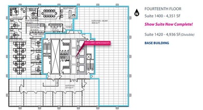 715 5 Av SW, Calgary, AB à louer Plan d’étage– Image 1 sur 1