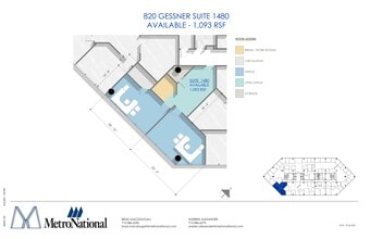 820 Gessner Rd, Houston, TX à louer Plan de site– Image 1 sur 1