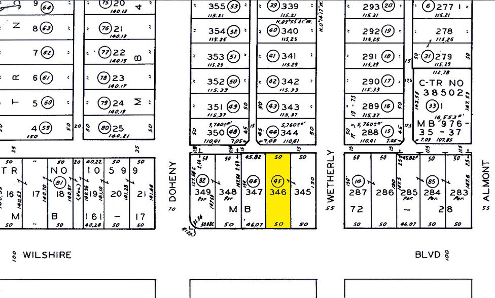 9033 Wilshire Blvd, Beverly Hills, CA à louer - Plan cadastral – Image 2 sur 10