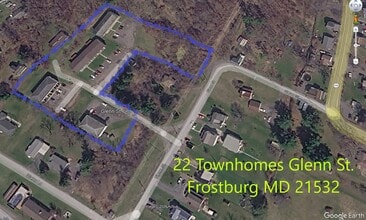 193 Glenn St, Frostburg, MD - Vue aérienne  vue de carte