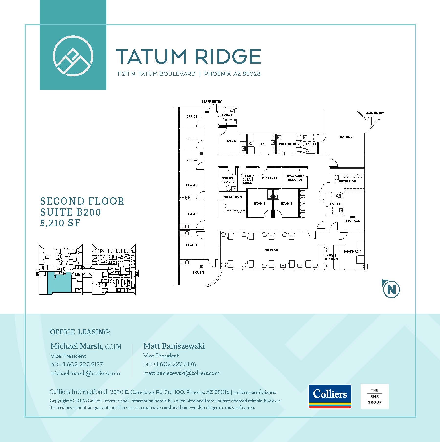 11209 N Tatum Blvd, Phoenix, AZ à louer Plan d’étage– Image 1 sur 2