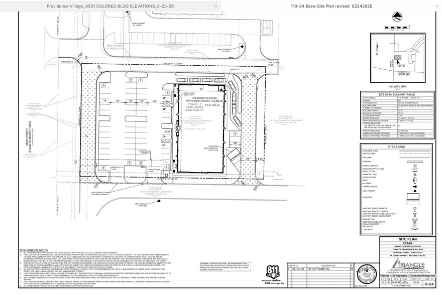 812 Main St, Providence Village, TX à louer - Plan de site – Image 2 sur 2