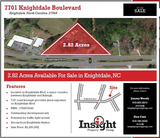 Knightdale Blvd, Knightdale, NC à vendre - Photo de l’immeuble – Image 1 sur 2