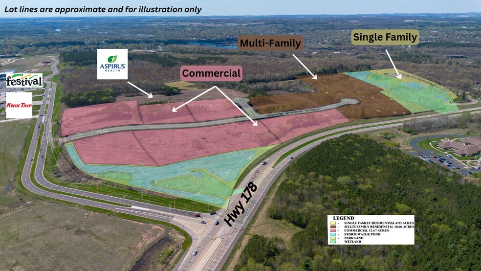 Trail Ridge Rd, Chippewa Falls, WI à vendre - Aérien – Image 2 sur 6