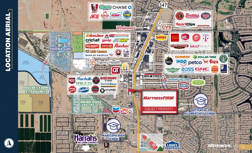 44765 W Hathaway Ave, Maricopa, AZ à vendre - Aérien – Image 1 sur 3