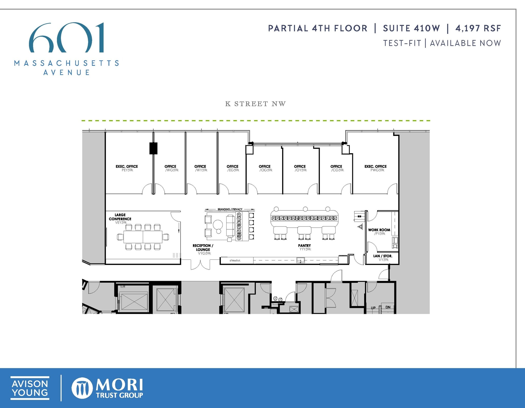 601 Massachusetts Ave NW, Washington, DC à louer Plan d’étage– Image 1 sur 2