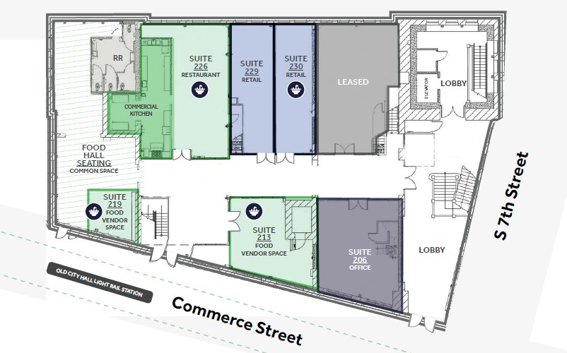 625 S Commerce St, Tacoma, WA à louer Plan d’étage– Image 1 sur 1